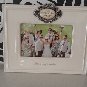 Wedding picture frame